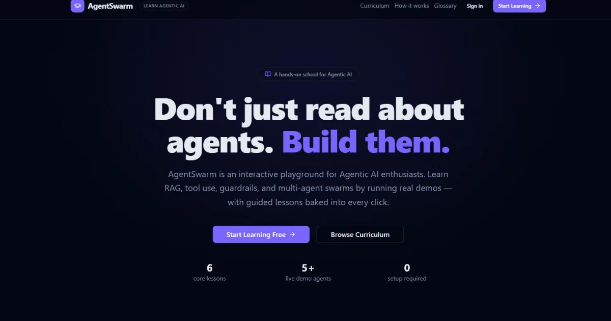 AgentSwarms